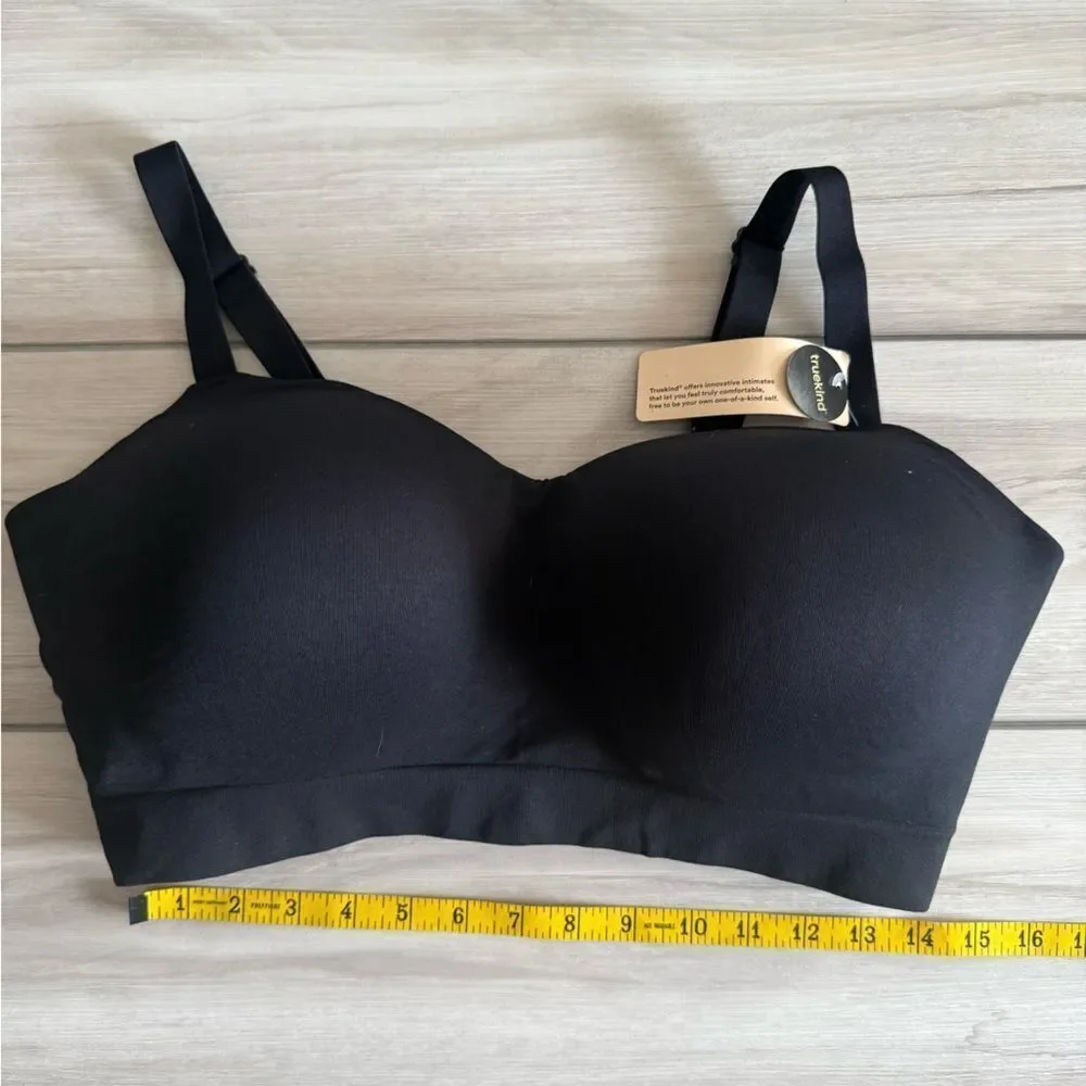 truekind Supportive Comfort Wireless Shaping Bra Black 3XL NWT